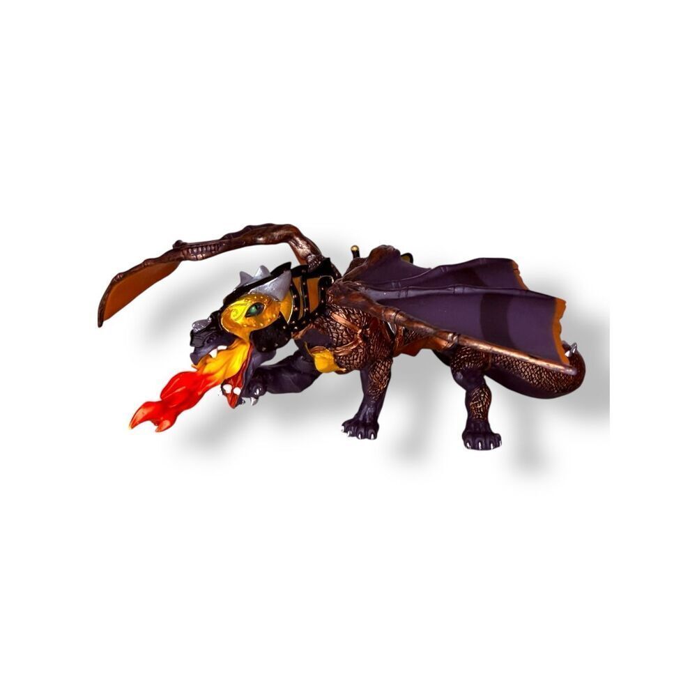 Papo Dragon of Darkness Figurine Toy with Sword‎ Hand Painted 2007
